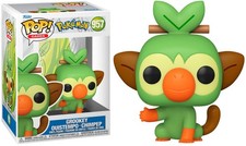 Funko Pop! Games: Pokemon - Grookey - Figuras Miniaturas Coleccionables para Exh