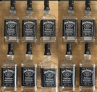 10 x Empty Jack Daniels 1 Litre Bottles ~ New Style Bottle