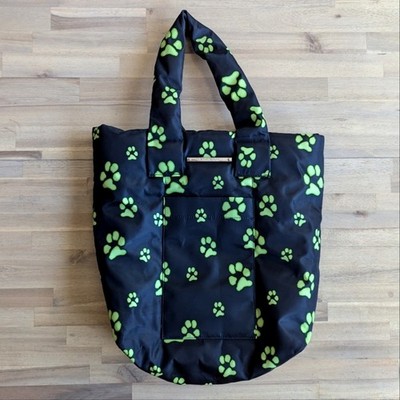 Betsey Johnson Nylon Neon Paw Print NS Tote