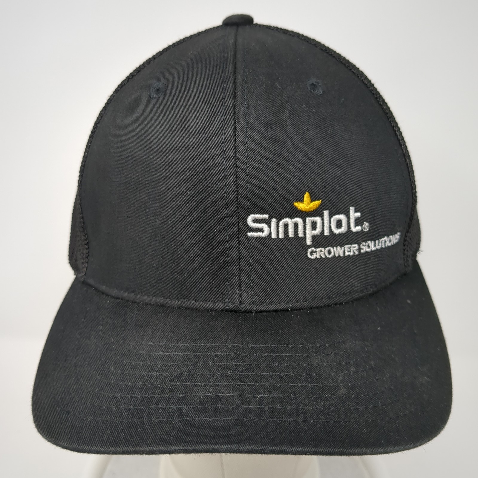 Simplot Grower Solutions Fitted Trucker Hat Black… - image 2