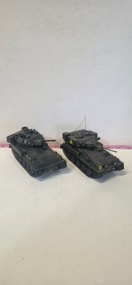Lot of 2 Pro-Built 1/35 British FV107 Scimitar CVR(T) Light Tank Models Painted