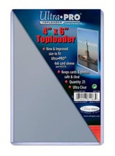 Ultra Pro 4" X 6" Toploader 25ct x 6", Clear