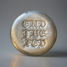 Silver Round , End the Fed / 2.5 oz - TD3 87.98 per troy oz