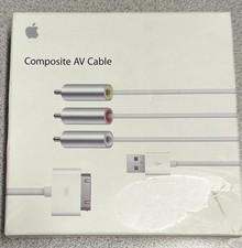 Apple AV Composite Video to TV-RCA Cable USB , iPad 1 iPad 2 iPhone iPod