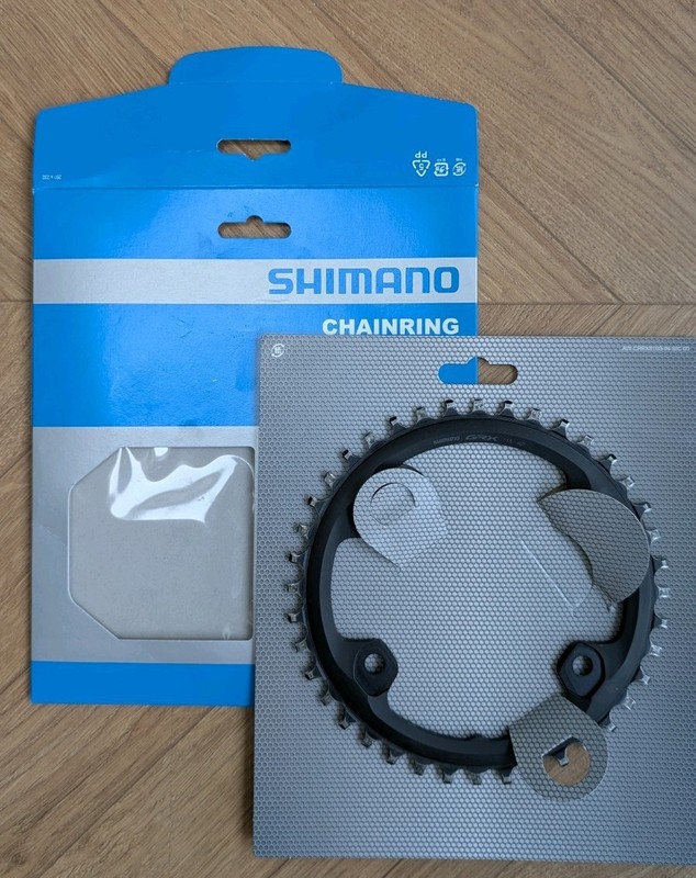 Shimano GRX FC-RX600-1 110mm BCD 4 Arm Chainring - 40T 1 x 10/11 speed RX810 NEW