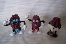 Vintage California Raisins Toy Lot of 4