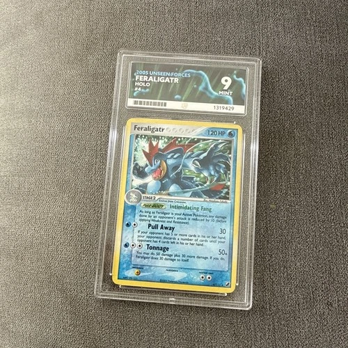 2005 Pokemon Ex Unseen Forces #4 Feraligatr Holo ACE 9 Mint