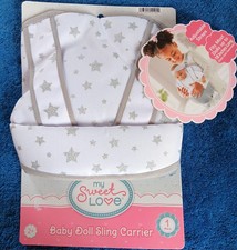Baby Doll Sling Carrier My Sweet Love NEW WALMART STARS Fits up to 18" Toy Kids