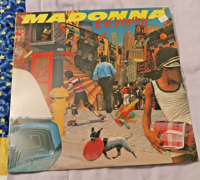 Sealed 1982 MADONNA FIRST SINGLE EVERYBODY 12 Inch Version.  (Near Mint) Scarce 