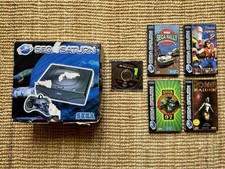 Sega Saturn Boxed Model 2 Console Bundle - Controller, 4 Games, Cables & Extras