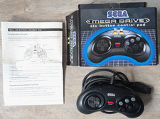 SEGA Mega Drive II 2 - Controller Controller 6 pulsanti IMBALLO ORIGINALE + ISTRUZIONI!