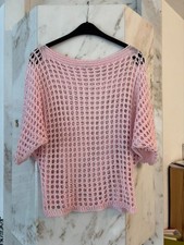 Damen Netz Pullover Gr. 38