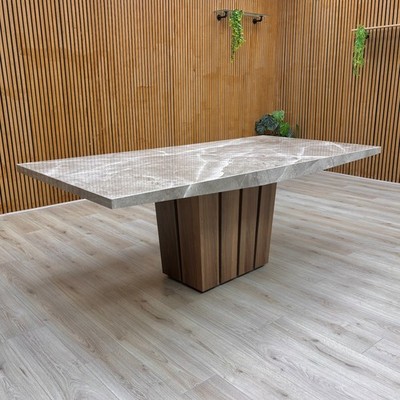 Möbeldorf Stone International Esstisch ''Empire'' massiv Marmor 200 cm