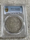 1882 Morgan Silver Dollar $1 PCGS Genuine Cleaned XF Detail