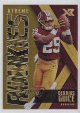 2018 Panini XR Xtreme Rookies Gold 1/10 Derrius Guice #X-21 1g04