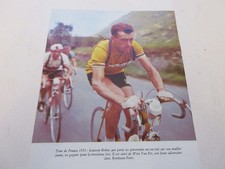 CYCLISME COUPURE LIVRE F258 COULEUR TOUR de FRANCE 55 Louison BOBET Wim VAN EST