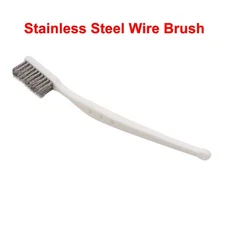 Wire Brush Stainless Steel White Wire Brush 1PCS Black Cleaning Handle Brass