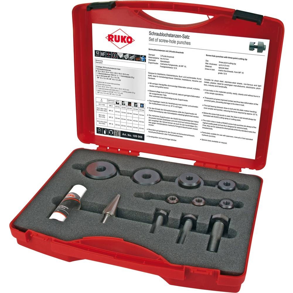 Coffret RUKO 109008 pour aménager vos boîtiers électriques en atelier