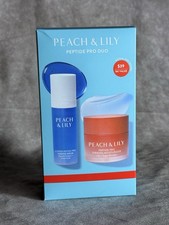 Peach & Lily Peptide Pro Duo Set: Firming Serum & Moisturizer, Copper Peptide