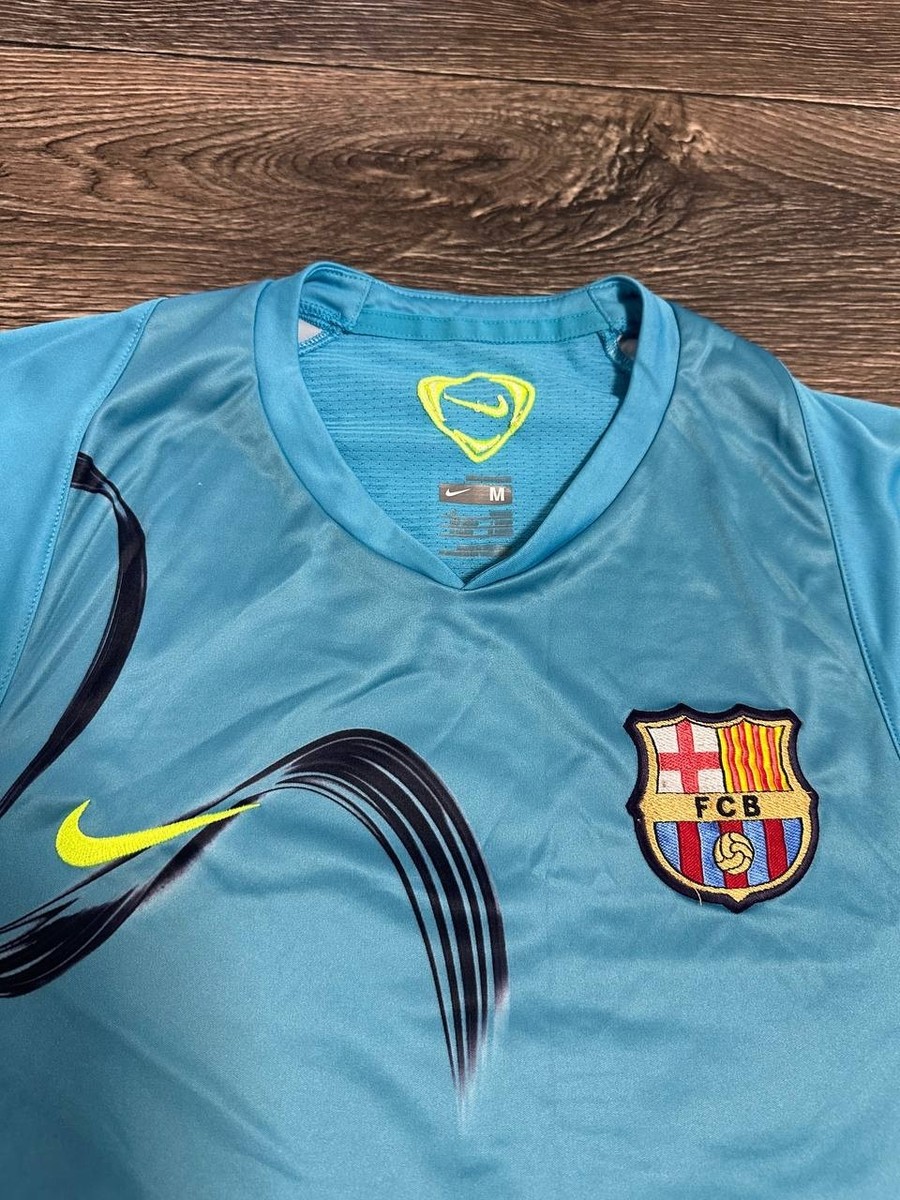 VINTAGE FC BARCELONA 2007/2008 TRAINING FOOTBALL SHIRT JERSEY NIKE