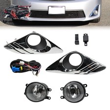 For 2012-2014 Toyota Camry L Le Xle Chrome Fog Lights With Switchharnesscover For 2012-2014 Toyota Camry L Le Xle Chrome Fog Lights With Switchharnesscover