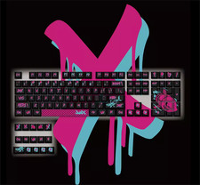 League of Legends Jinx Keycaps 108 Keys PBT Personalized For Mechanical Keyboard