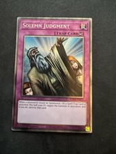 Yu-Gi-Oh Solemn Judgment 1st Edition Platinum Secret Rare Card RA02-EN075