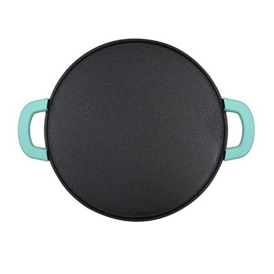 Bergner Cast Iron Dosa Tawa 30cm Pre-Seasoned Flat Griddle Induction Compatible
