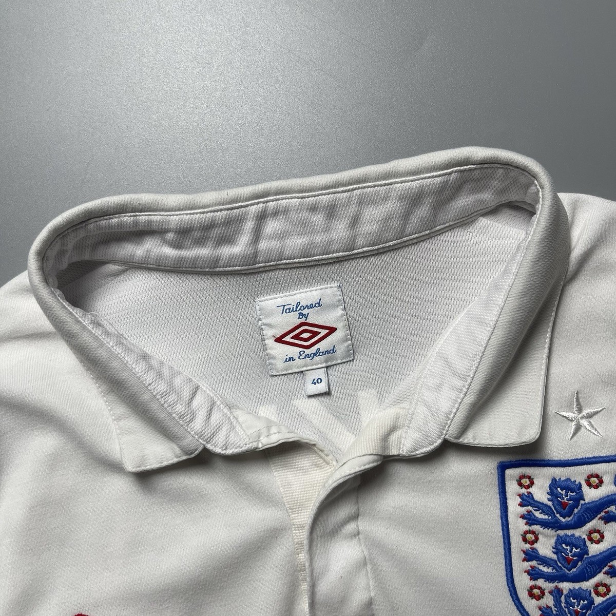 ENGLAND UMBRO 2010 WORLD CUP FOOTBALL SOCCER HOME JERSEY #7