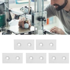 Silver 5Pcs Aluminum Profile End Cap Alloy Metal Cover Plate Linear Moving P BL