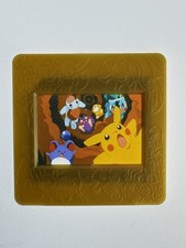 Pokemon Meiji Picture Frame Psyduck Pikachu Squirtle Bulbasaur Very Rare Slide