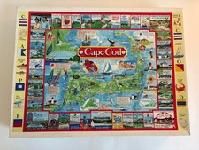 Vintage White Mountain Puzzle CAPE COD 1996 COMPLETE 1000 Pieces Clean/Tight Fit