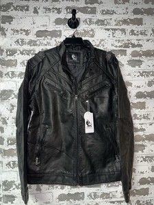 David outwear レザージャケット Black Marziano Leather Jacket – David Outwear