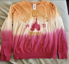 Disneyland Disney Parks Disney World Gradient Castle 1971 Hoodie Size XS Rare