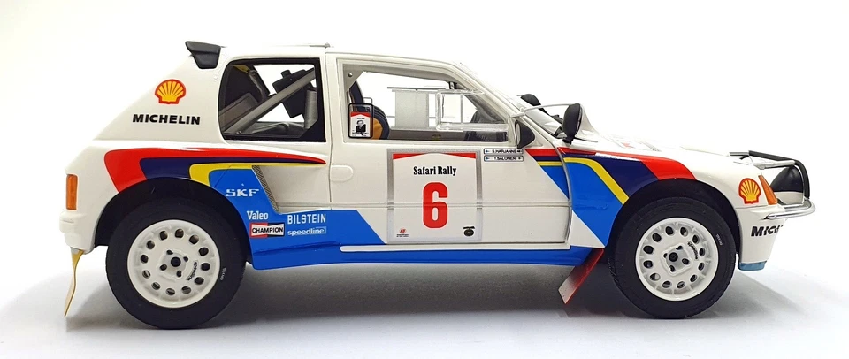 Coche de rally Otto escala 1/18 resina OT1161 - Peugeot 205 Turbo 16 #6 Foto 3 de 4