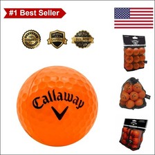 Foam Golf Practice Balls 18 Pack Soft Flight Indoor Outdoor HX Hex Dimples Mesh