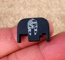 NDZ Spartan Helmet Flag for Glock Gen 1-4 T6 Aluminum Slide Cover Plate Parts