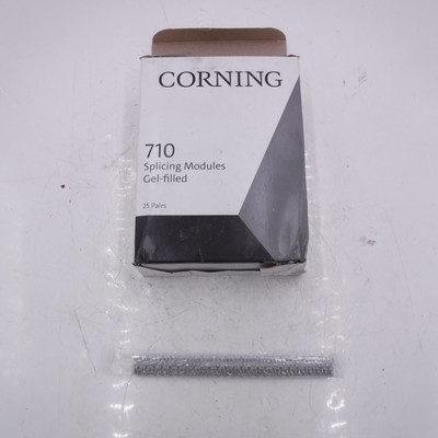 25 Pairs Corning 710 Straight Splicing Modules Gel-Filled 710-SCL-25