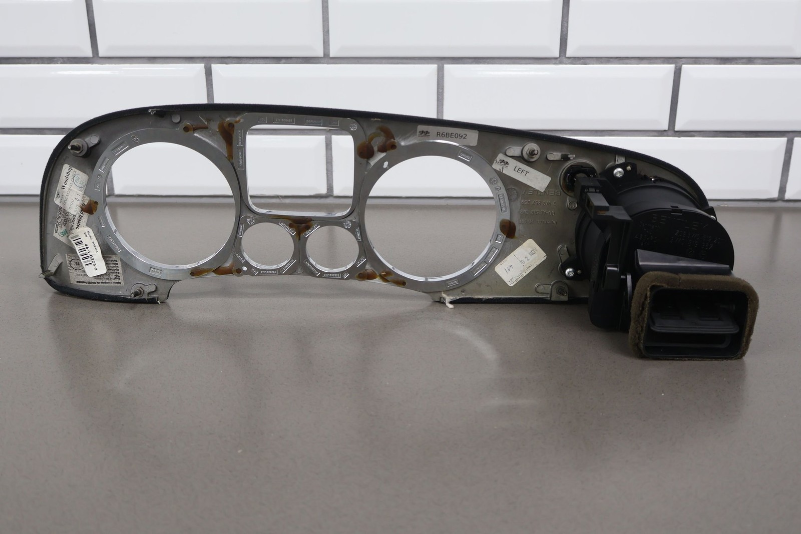 Bentley Continental Flying Spur 2006 Left Dash trim bezels Set