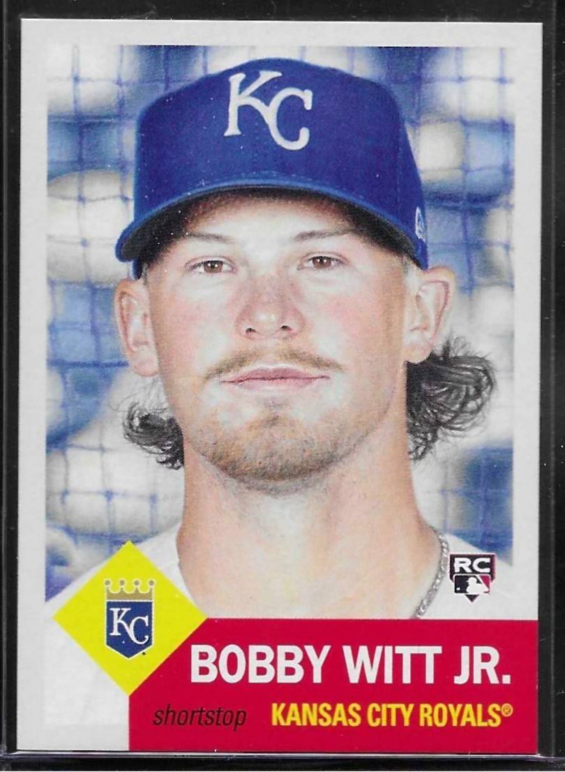 2022 TOPPS LIVING SET # 512 BOBBY WITT Jr. Rookie 16,493 PR Kansas City Royals c