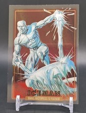 2024 Skybox Marvel Masterpieces '92 Platinum Iceman #40 - Clear Cut