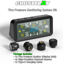 Chusyyray Brand-new Tire Pressure Monitoring Kit 4 Tpms Sensors Chusyyray Brand-new Tire Pressure Monitoring Kit 4 Tpms Sensors