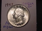 1943 WASHINGTON QUARTER CHOICE + GEM BU PQ ORIGINAL POPULAR DATE FREE SHIPPING