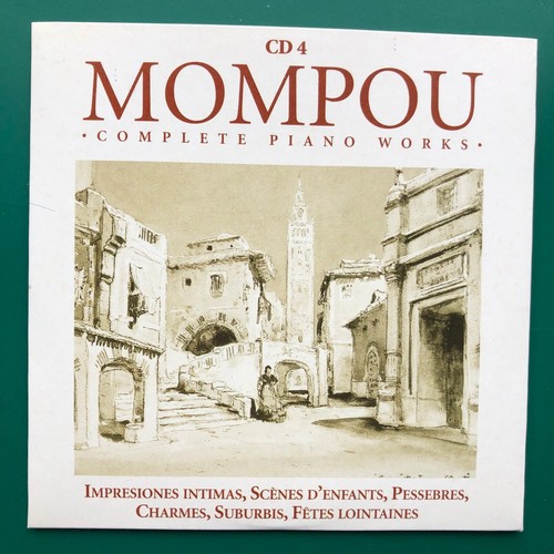 Frederic Mompou COMPLETE PIANO WORKS Neo-Classical 4x CD Boxset Musica Callada - Picture 14 of 24