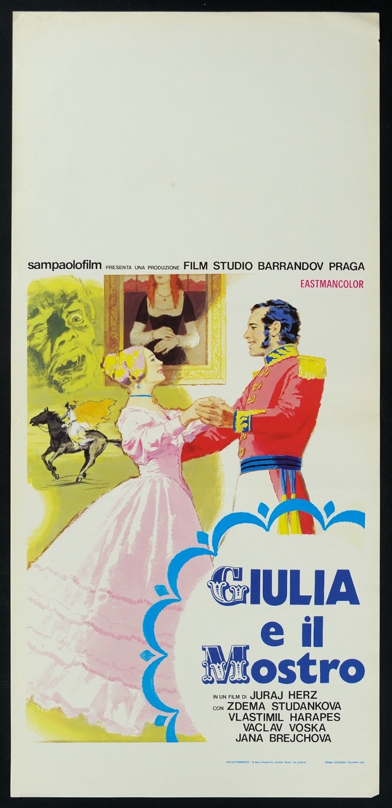 Locandina originale film GIULIA E IL MOSTRO (1979) - Regia di Juraj Herz