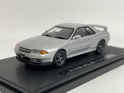 エブロ　日産 スカイラインGTR R32 1/43 EBBRO Nissan Skyline GTR R32 BNR32 Silver Kid Box Free
