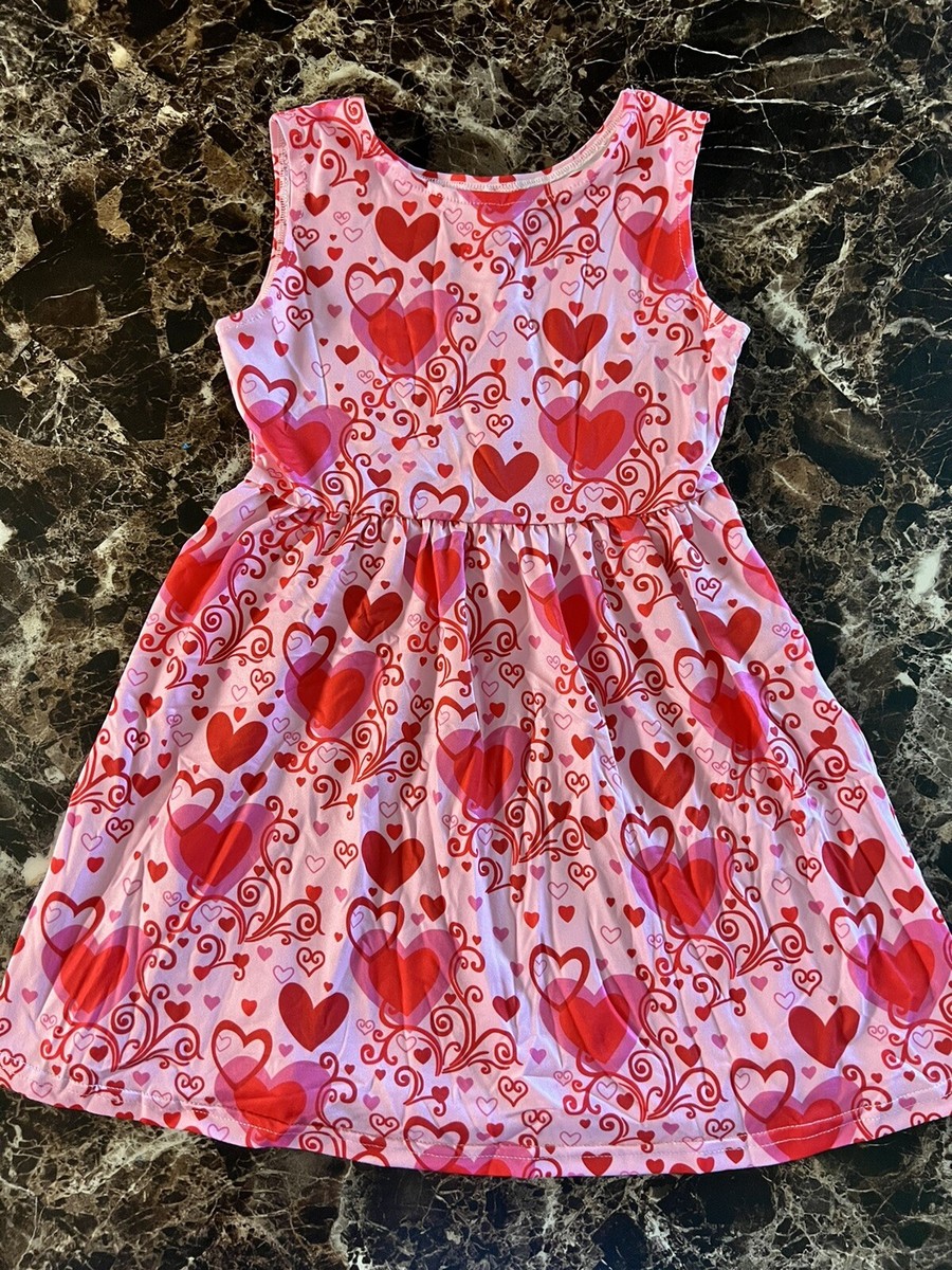 girls valentines dress Red Valentine's Day dress for little girls boutique Strasburg Children