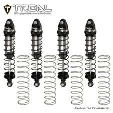 Losi MINI LMT Treal Machined Aluminum Shock Set - Silver