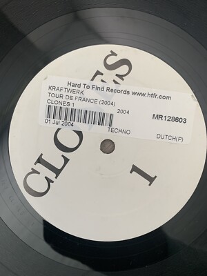 Clones 1 - Kraftwerk - Tour De France - Very Rare 12'' Vinyl - Techno Remix