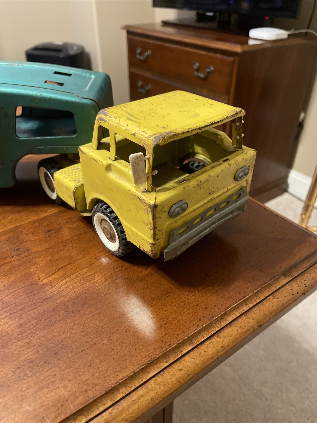 vintage metal toy truck hauler eBay
